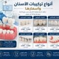 انواع تركيبات الأسنان واسعارها: الدليل الشامل لاختيار أفضل تركيبة لابتسامة صحية
